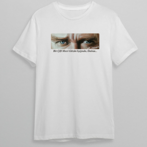 10 Kasım Atatürk'ü Anma Günü Baskılı Oversize Bisiklet Yaka T-shirt - Beyaz