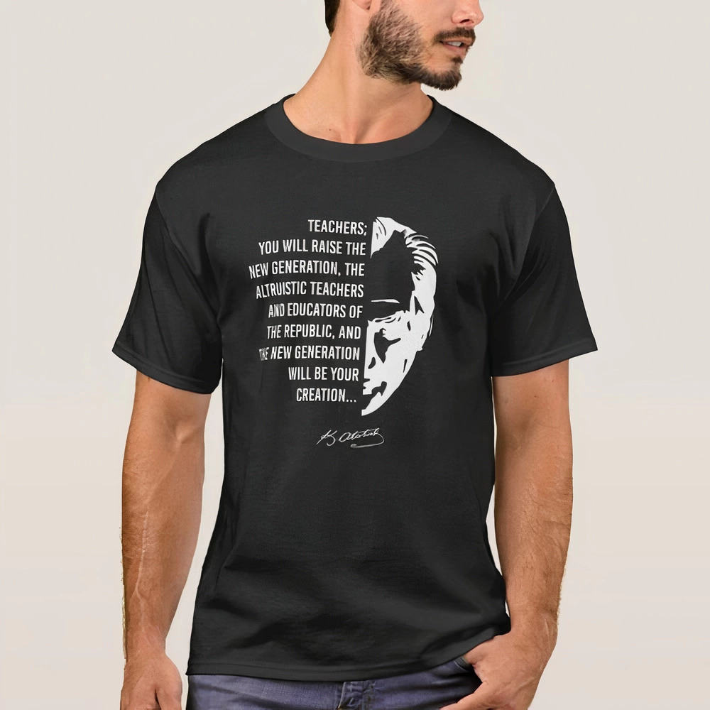 24-kasim-ogretmenler-gunu-baskili-t-shirt-siyah-46867639-sw1000sh1000 24 Kasım Öğretmenler Günü Temalı Baskılı Bisiklet Yaka T-shirt - Siyah