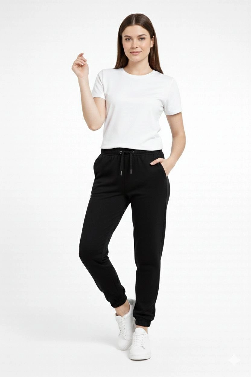 6978e7f893dfc-93727150-sw832sh1248 Kadın Jogger Eşofman Altı , Cepli, Paça Lastilkl ,Spor Pantolon - Siyah