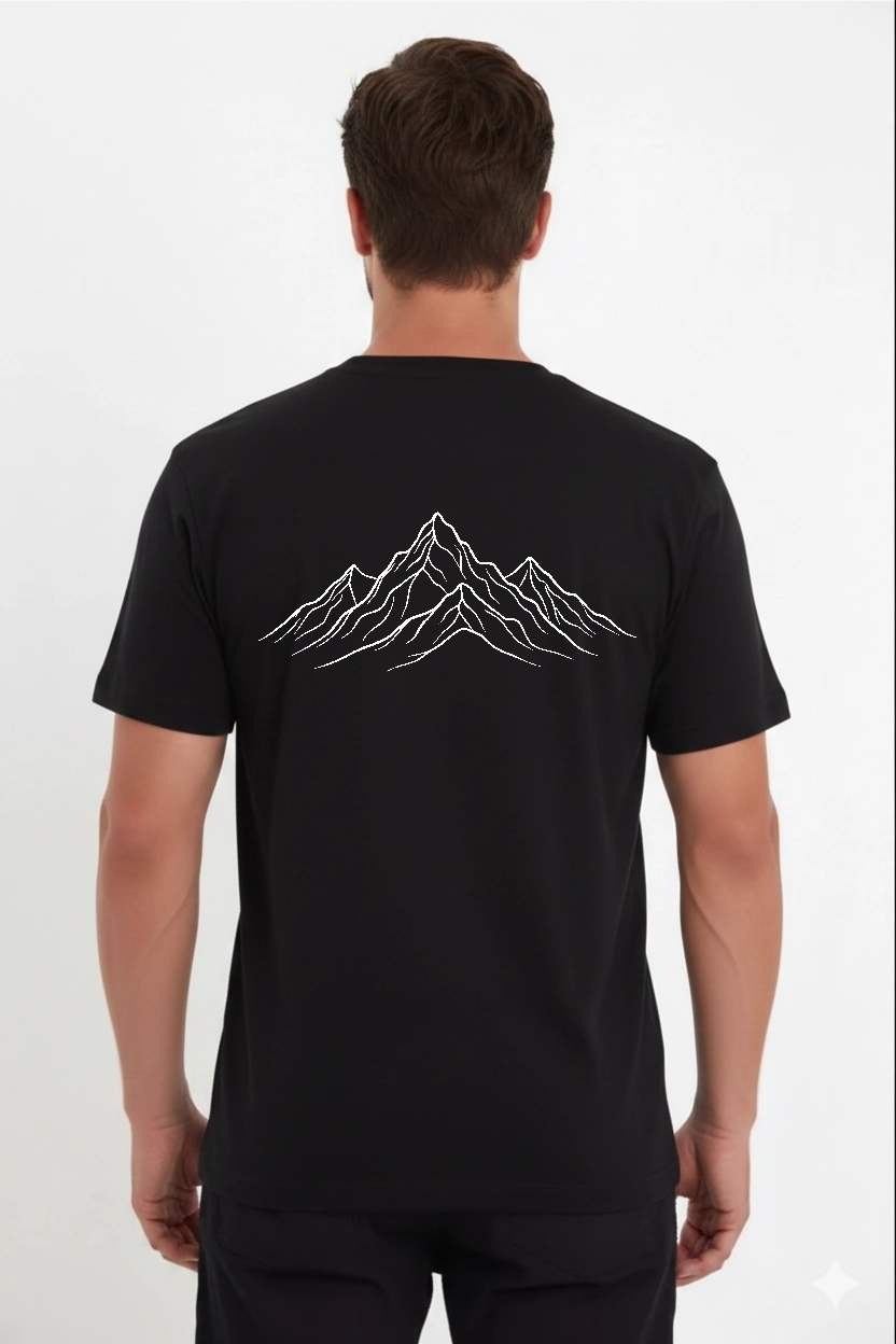 697b7de735cd0-90072695-sw832sh1248 Erkek T-Shirt Nihilist Penguen Baskılı Bisiklet Yaka Kısa kol yazlık Tişört - Siyah - Görsel 2