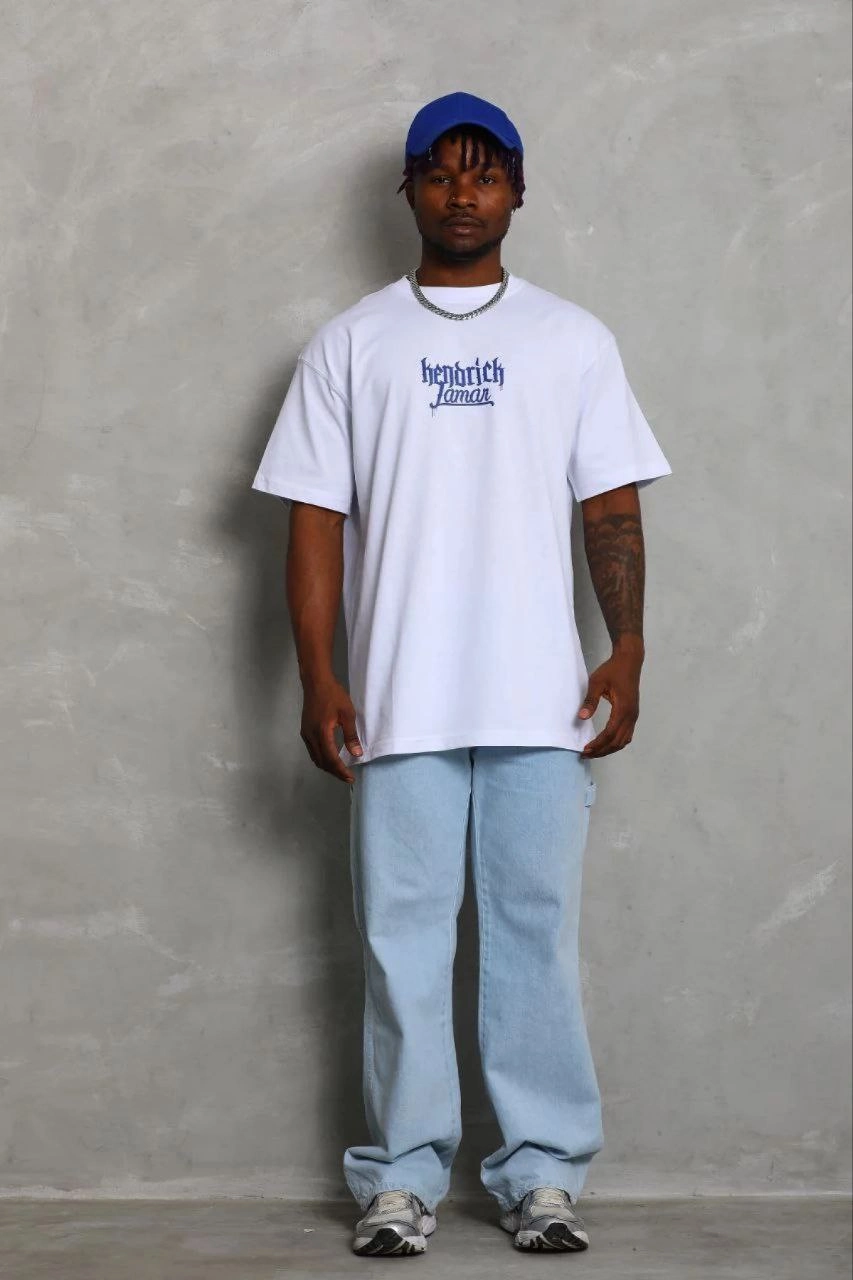 69b6741032f3e-79671627-sw853sh1280 Erkek Baskılı T-Shirt Kısa Kol Bisiklet Yaka Regular Fit Tişört - Beyaz - Görsel 2
