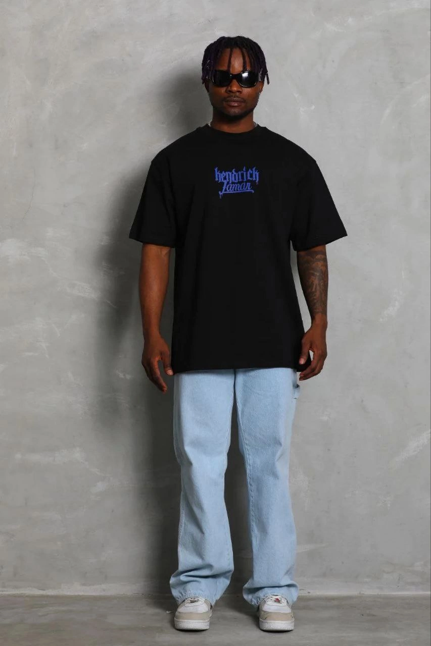 69b67637521d7-64673823-sw853sh1280 Erkek Baskılı T-Shirt Kısa Kol Bisiklet Yaka Regular Fit Tişört - Siyah
