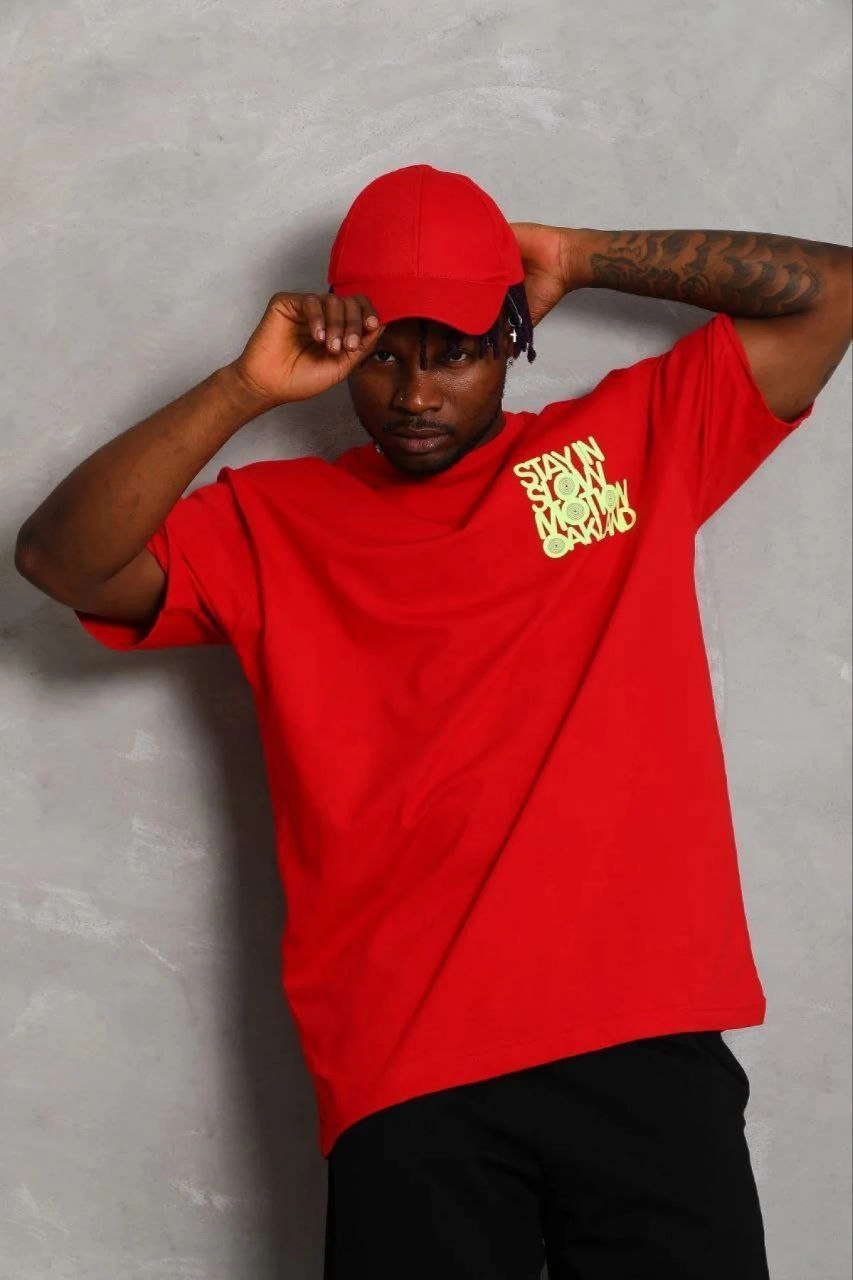 69b69d8193fb6-98604184-sw853sh1280 Erkek Baskılı T-Shirt Kısa Kol Bisiklet Yaka Regular Fit Tişört - Kırmızı