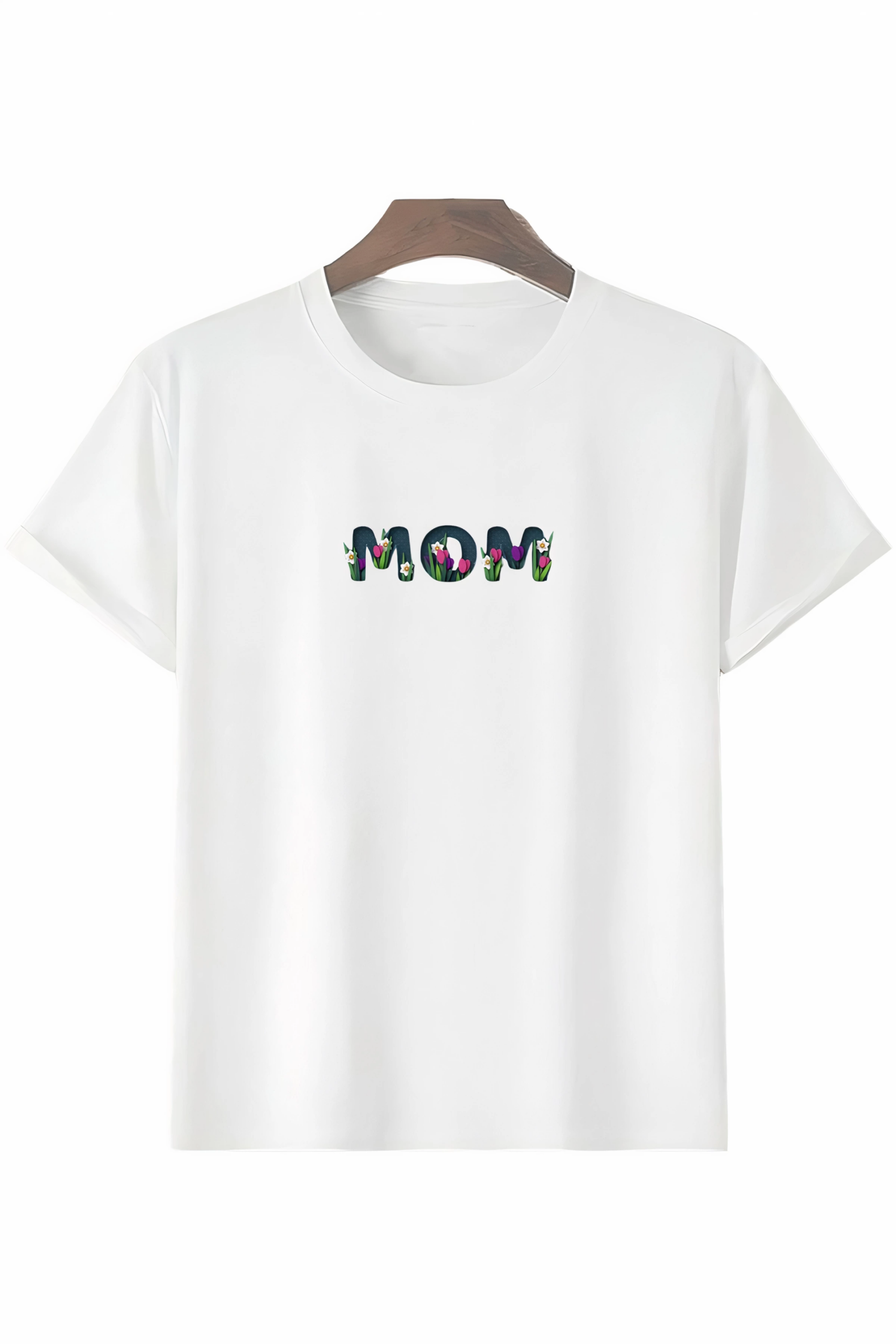 anneler-gunune-ozel-tasarim-mom-cicek-baskili-t-shirt-beyaz-35340330-sw2400sh3600 Anneler Günü Hediye Mom Çiçek Baskılı Oversize Bisiklet Yaka T-shirt - Beyaz