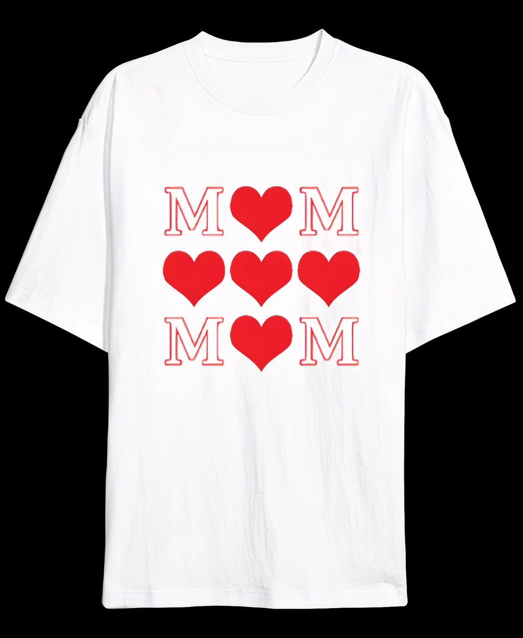 anneler-gunune-ozel-tasarim-mom-kalp-baskili-t-shirt-beyaz-1860735-sw1048sh1280 Anneler Günü Hediye MOM Kalp Baskılı Oversize Bisiklet Yaka T-shirt - Beyaz