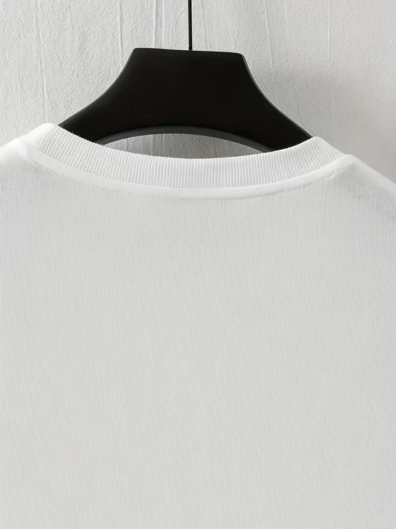baskili-oversize-bisiklet-yaka-t-shirt-beyaz-14048891-sw800sh1067 Erkek Baskılı T-Shirt Kısa Kol Bisiklet Yaka Regular Fit Yazlık Tişört - Beyaz - Görsel 2
