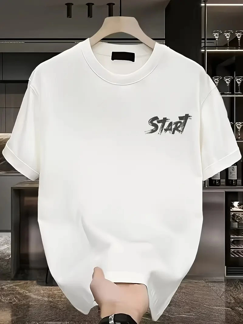 baskili-oversize-bisiklet-yaka-t-shirt-beyaz-23092155-sw800sh1067 Erkek Kısa Kol Yazlık Tişört Bisiklet Yaka Baskılı Oversize T-Shirt - Beyaz - Görsel 2