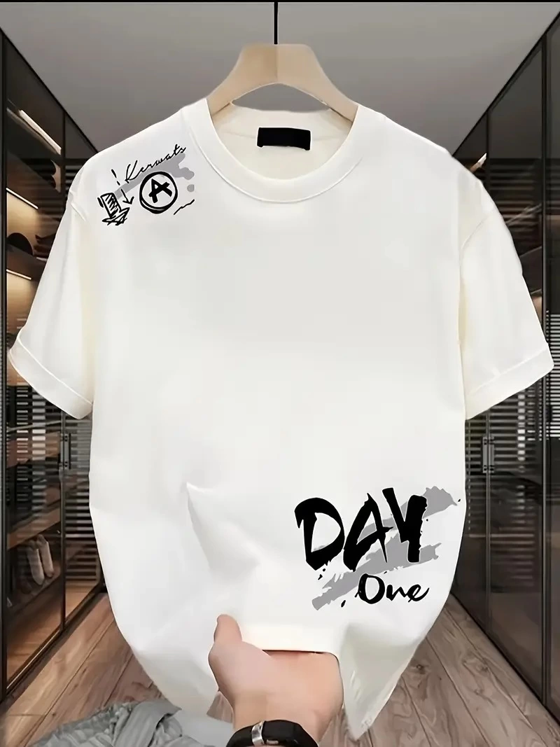 baskili-oversize-bisiklet-yaka-t-shirt-beyaz-4429635-sw800sh1067 Kadın Kısa Kol Yazlık Tişört Bisiklet Yaka Baskılı Oversize T-Shirt - Beyaz