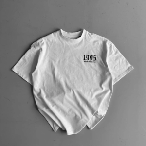 Erkek Baskılı T-Shirt Kısa Kol Bisiklet Yaka Regular Fit Yazlık Tişört - Beyaz