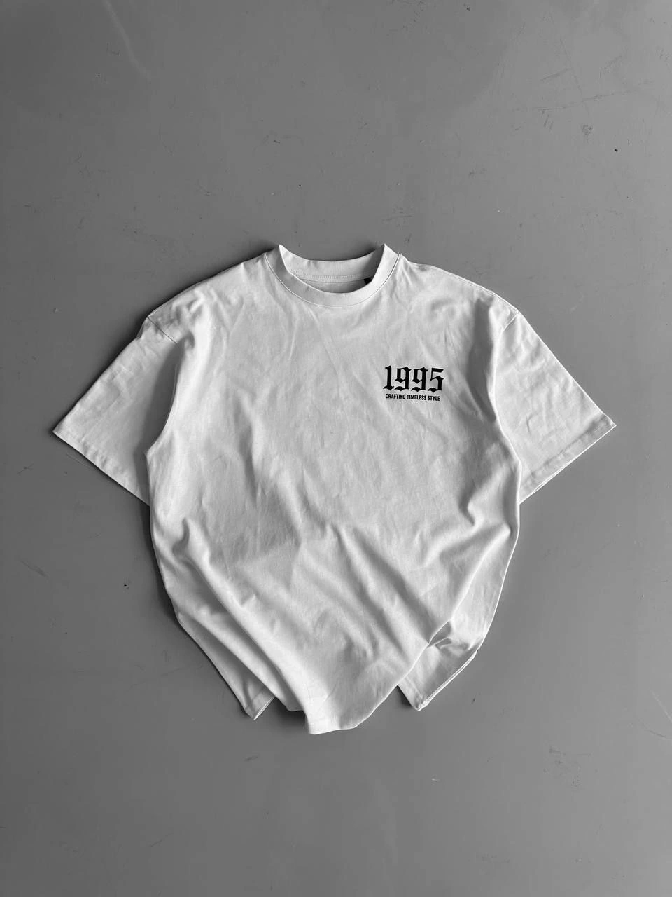 baskili-oversize-bisiklet-yaka-t-shirt-beyaz-54924111-sw960sh1280 Erkek Baskılı T-Shirt Kısa Kol Bisiklet Yaka Regular Fit Yazlık Tişört - Beyaz
