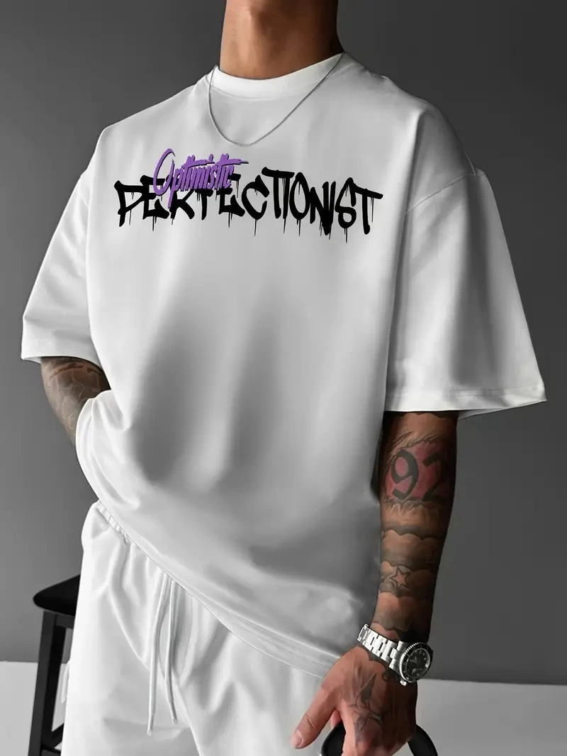 baskili-oversize-bisiklet-yaka-t-shirt-beyaz-69611977-sw800sh1066 Erkek Tişört Baskılı Bisiklet Yaka Kısa kol t-shirt - Beyaz - Görsel 2