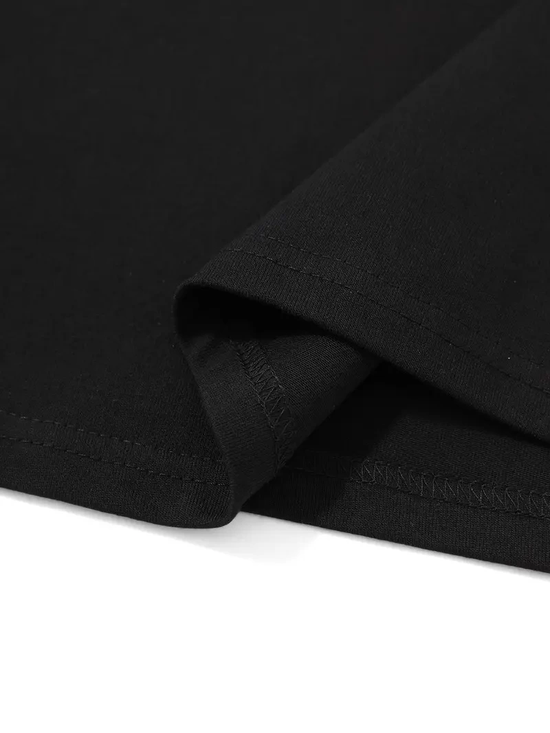 baskili-oversize-bisiklet-yaka-t-shirt-siyah-10215416-sw800sh1067 Erkek Sarj %1 Baskılı T-Shirt Kısa Kol Bisiklet Yaka Regular Fit Tişört - - Siyah - Görsel 2