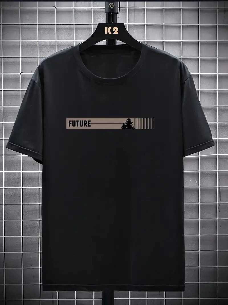baskili-oversize-bisiklet-yaka-t-shirt-siyah-15802124-sw800sh1067 Erkek Tişört FUTRE Baskılı Kısa Kol Bisiklet Yaka T-shirt - Siyah