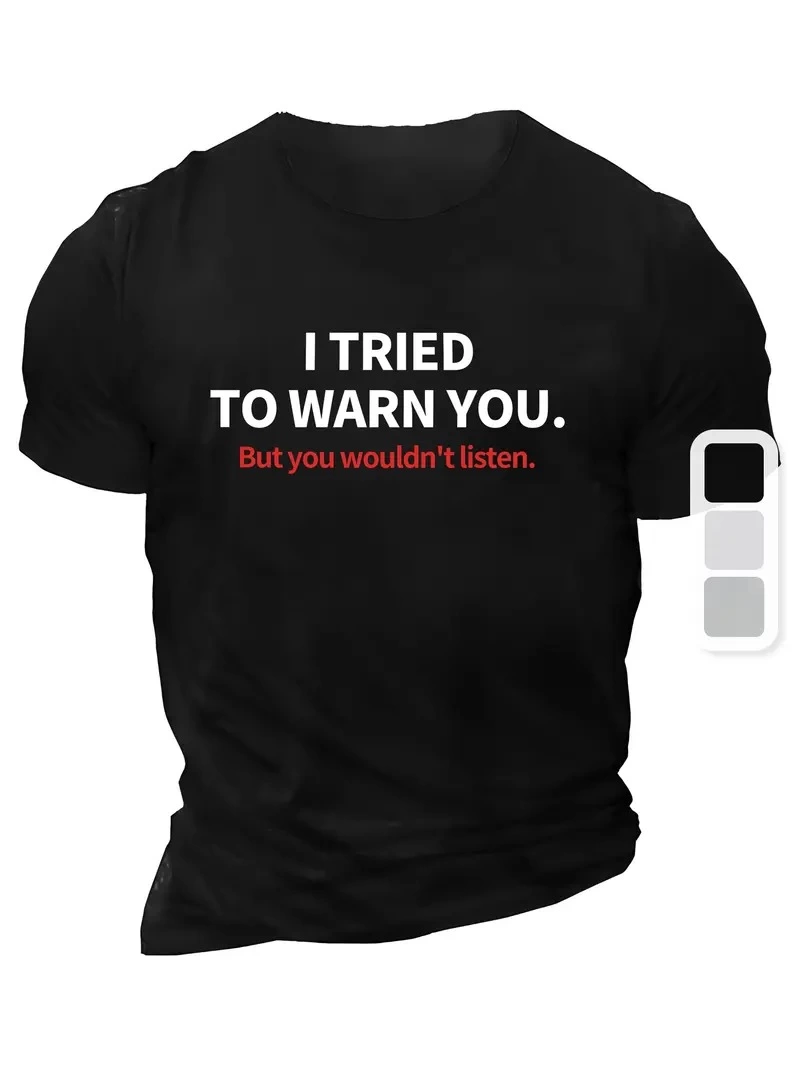 baskili-oversize-bisiklet-yaka-t-shirt-siyah-20650430-sw800sh1067 Erkek Tişört TRIED TO WARN YOU. Baskılı Bisiklet Yaka T-shirt - Siyah
