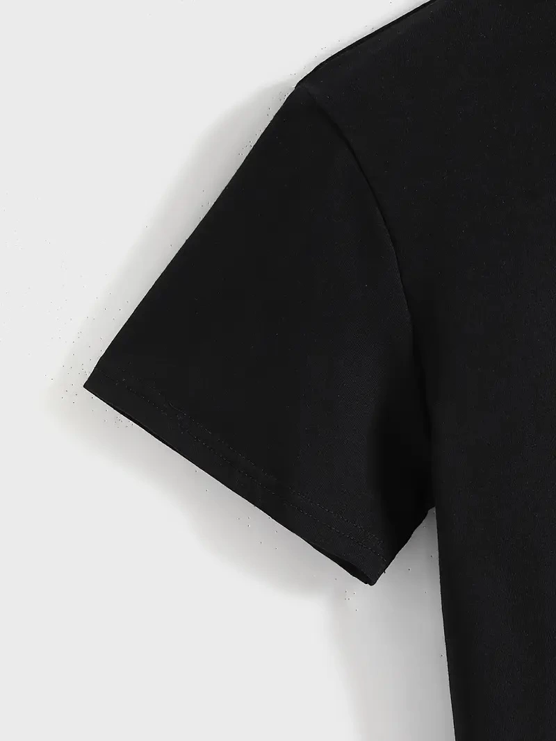baskili-oversize-bisiklet-yaka-t-shirt-siyah-31216266-sw800sh1067 Kadın Baskılı Tişört Kısa Kol Bisiklet Yaka T-shirt - Siyah - Görsel 2