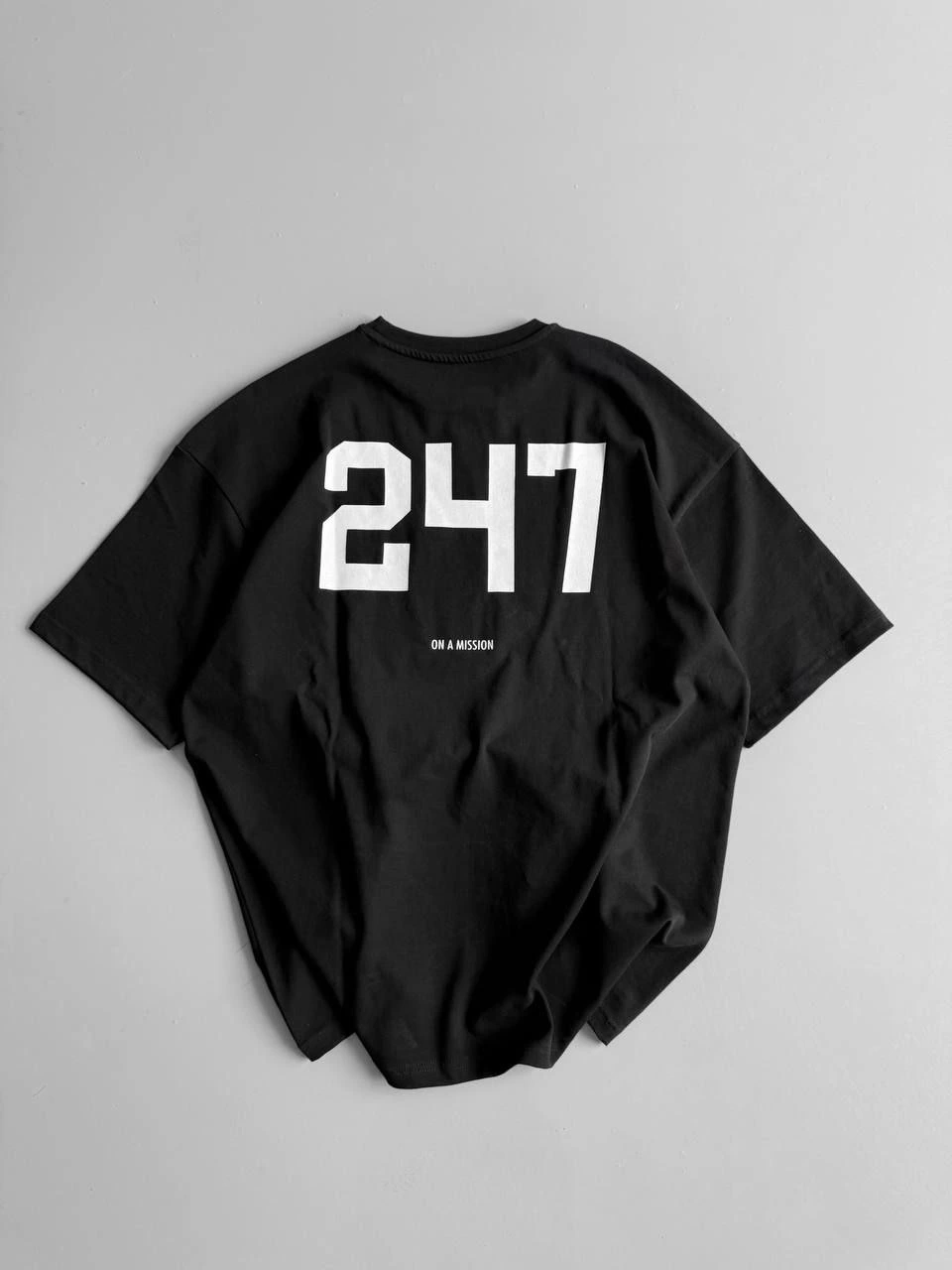 baskili-oversize-bisiklet-yaka-t-shirt-siyah-71204249-sw960sh1280 Erkek Ön ve Arka Baskılı T-Shirt Kısa Kol Bisiklet Yaka Regular Fit Tişört - Siyah
