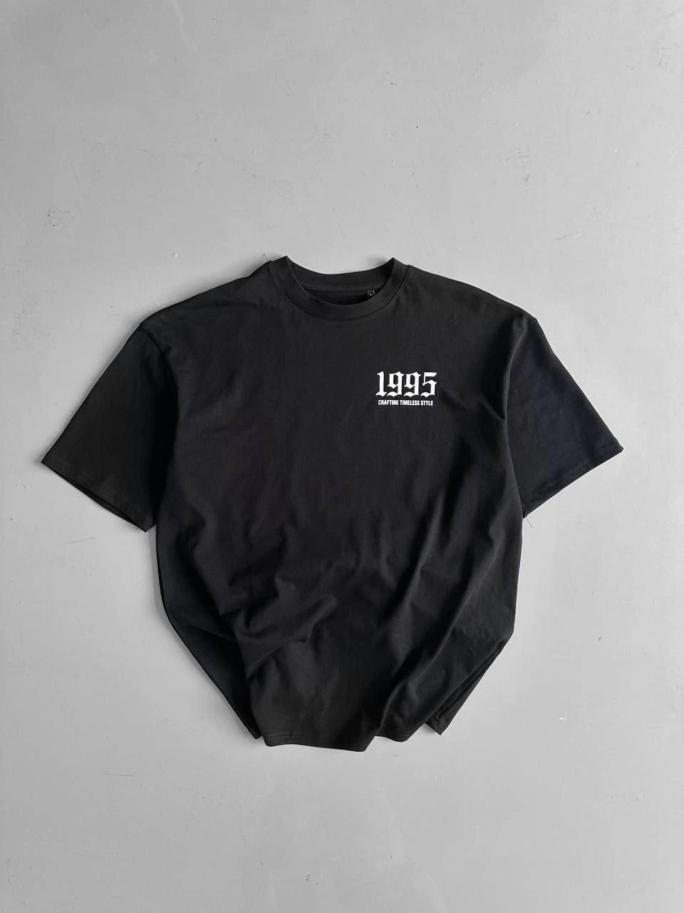 baskili-oversize-bisiklet-yaka-t-shirt-siyah-71672134-sw960sh1280 Erkek Baskılı T-Shirt Kısa Kol Bisiklet Yaka Regular Fit Yazlık Tişört - Siyah