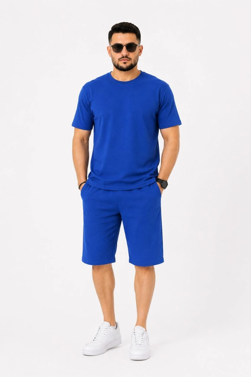 erkek-2li-oversize-tisort-sort-takim-seti-yazlik-iki-iplik-kumas-gri-saks-mavisi-haki-55680825-sw852sh1280 Erkek 2’li Oversize Tişört Şort Takım Seti Yazlık İki İplik Kumaş - Gri, Saks Mavisi, Bej - Image 2