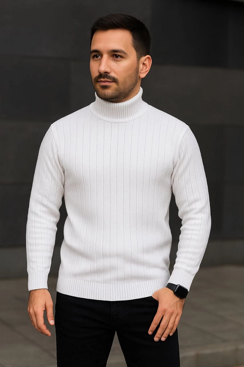 erkek-balikci-yaka-bagazli-triko-kazak-pamuklu-kalin-fitilli-dokuma-regular-fit-uzun-kollu-kislik-model-beyaz-57335120-sw853sh1280 Erkek Tam Boğazlı Balıkçı Yaka Triko Kazak Kalın Fitilli - Beyaz