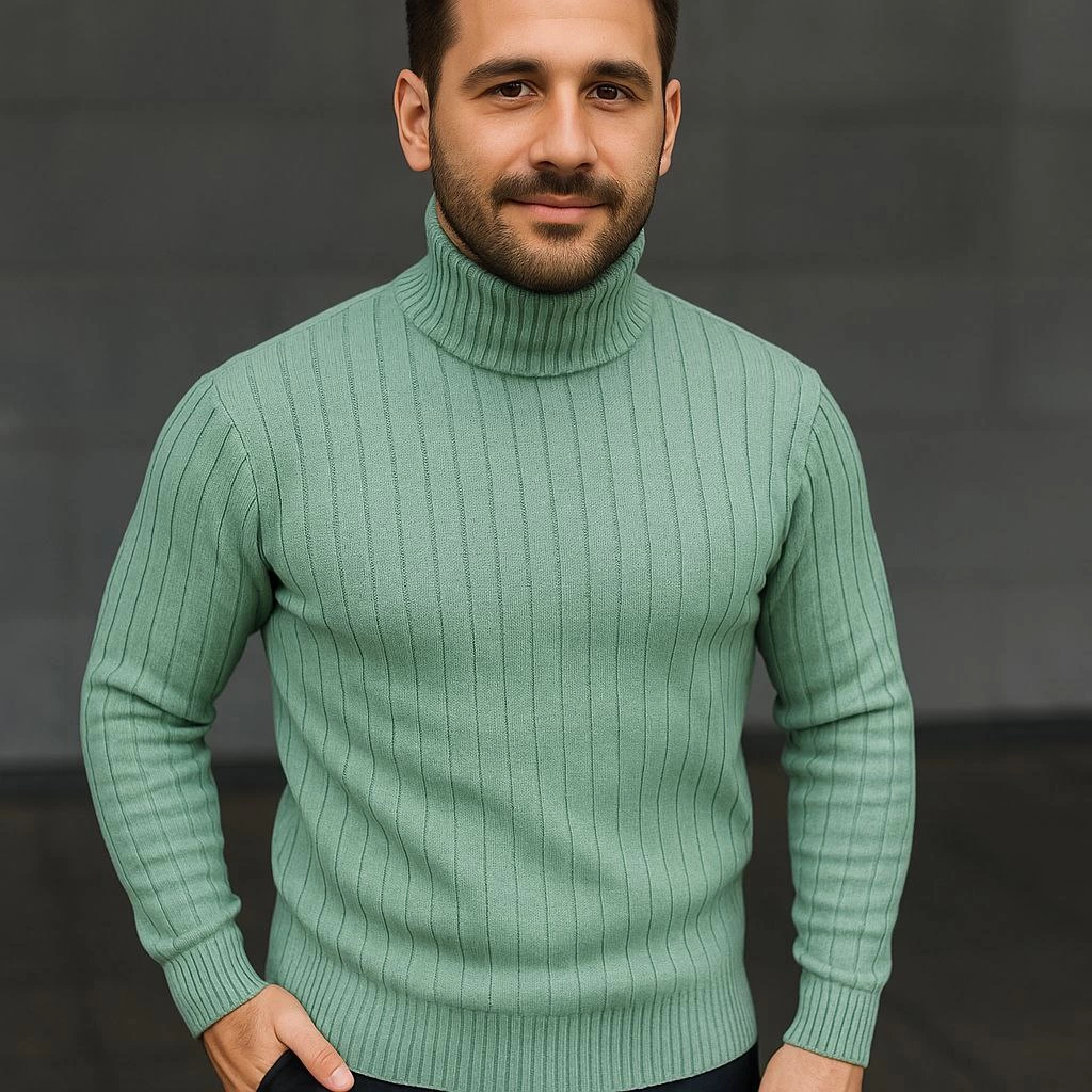 erkek-balikci-yaka-bagazli-triko-kazak-pamuklu-kalin-fitilli-dokuma-regular-fit-uzun-kollu-kislik-model-mint-yesili-75441321-sw1024sh1024 Erkek Tam Boğazlı Balıkçı Yaka Triko Kazak Kalın Fitilli - Mint Yeşili - Görsel 2