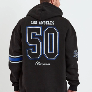 Erkek 3 İplik Pamuklu Kapüşonlu Baskılı Cepli Oversize Sweatshirt Hoodie - Siyah