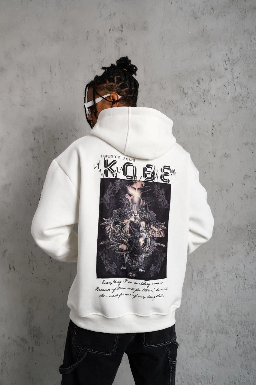 erkek-baskili-kapusonlu-sweat-beyaz-191840281-sw853sh1280 Erkek 3 İplik Pamuklu Kapüşonlu Baskılı Cepli Oversize Sweatshirt Hoodie - Beyaz