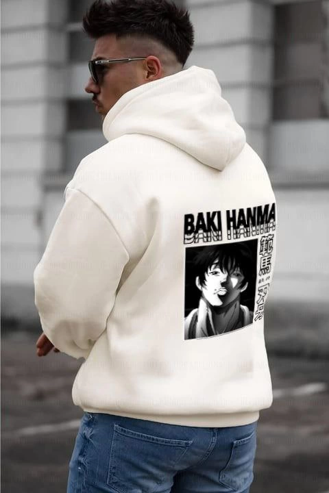 erkek-baskili-kapusonlu-ve-kordon-ipli-sweat-beyaz-19265761-sw480sh720 Erkek 3 İplik Pamuklu Kapüşonlu Baskılı Cepli Oversize Sweatshirt Hoodie - Beyaz
