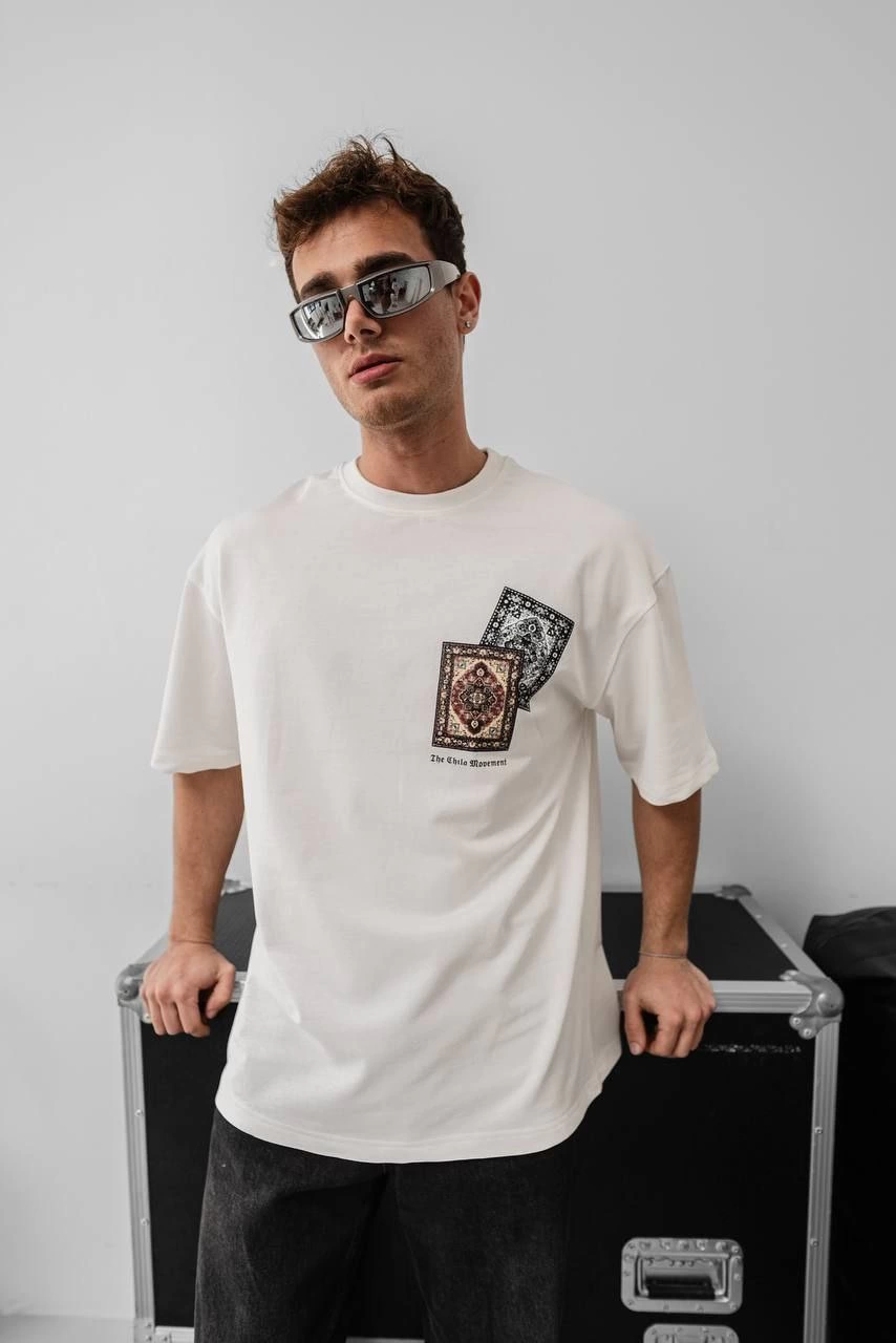 erkek-baskili-oversize-t-shirt-beyaz-91636292-sw854sh1280 Erkek Yazlık Bisiklet Yaka Baskılı Regular Fit Tişört Kısa Kol T-Shirt - Beyaz