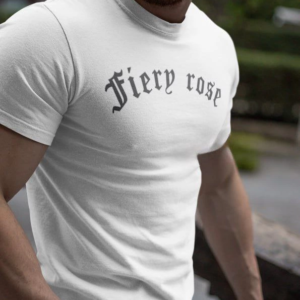 Erkek Tişort Bisiklet Yaka Baskılı Kısa kol T-Shirt - Beyaz