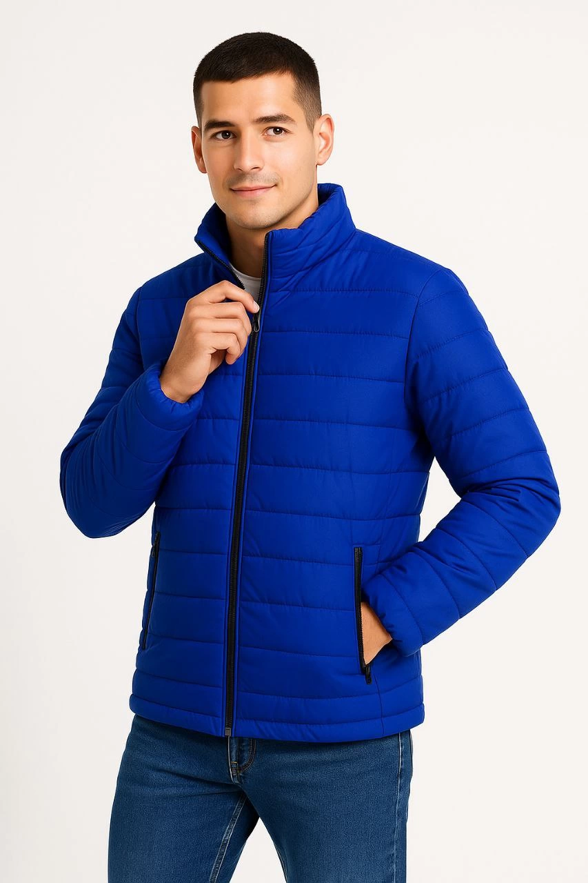 erkek-bomber-mont-ceket-su-itici-kumas-kapitone-astarli-fermuarli-kislik-saks-mavisi-86355532-sw853sh1280 ERKEK Bomber Mont Su İtici Kapitone Astarlı Fermuarlı Cepli Ceket Saks Mavisi - Image 2