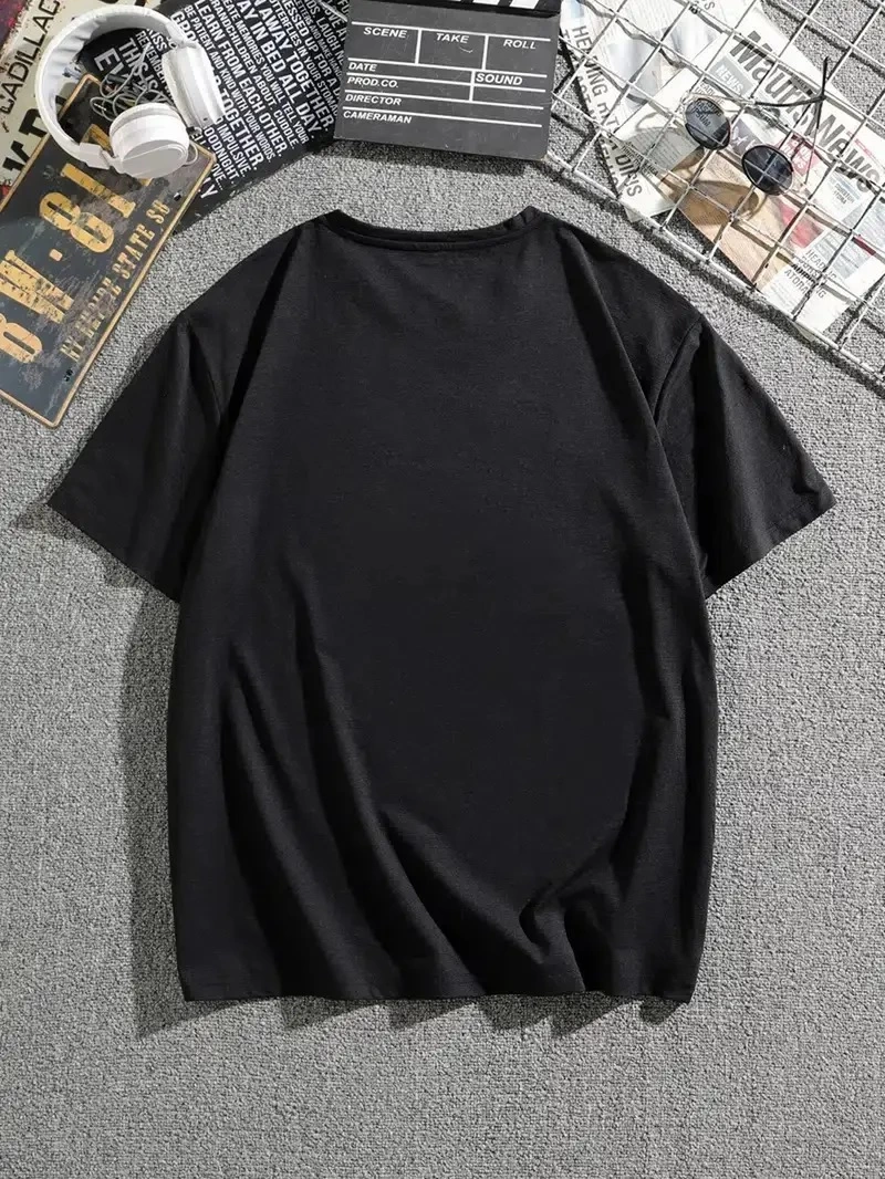erkek-dag-grafikli-tisort-yaz-icin-buyuk-beden-rahat-t-shirt-siyah-1353351-sw800sh1066 Erkek Tişört Dağ Grafikli Kısa kollu Yazlık T-shirt - Siyah - Görsel 2