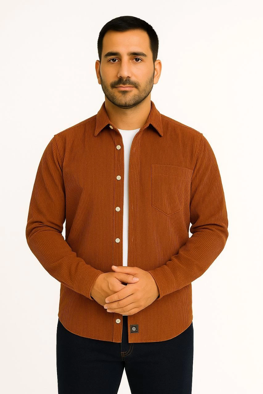 erkek-fitilli-kadife-cepli-gomlek-oversize-rahat-kalip-kahverengi-4725374-sw853sh1280 Erkek Fitilli Kadife Cepli Gömlek Oversize Rahat Kalıp - Kahverengi - Görsel 2
