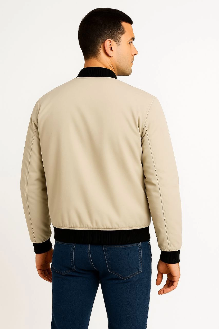 erkek-ici-astarli-fermuarli-bomber-mont-ceket-bej-50239141-sw853sh1280 Erkek Bomber Mont Cepli Kapitone Astarlı Kolu Fermuarlı Su İtici Ceket - Bej - Image 2