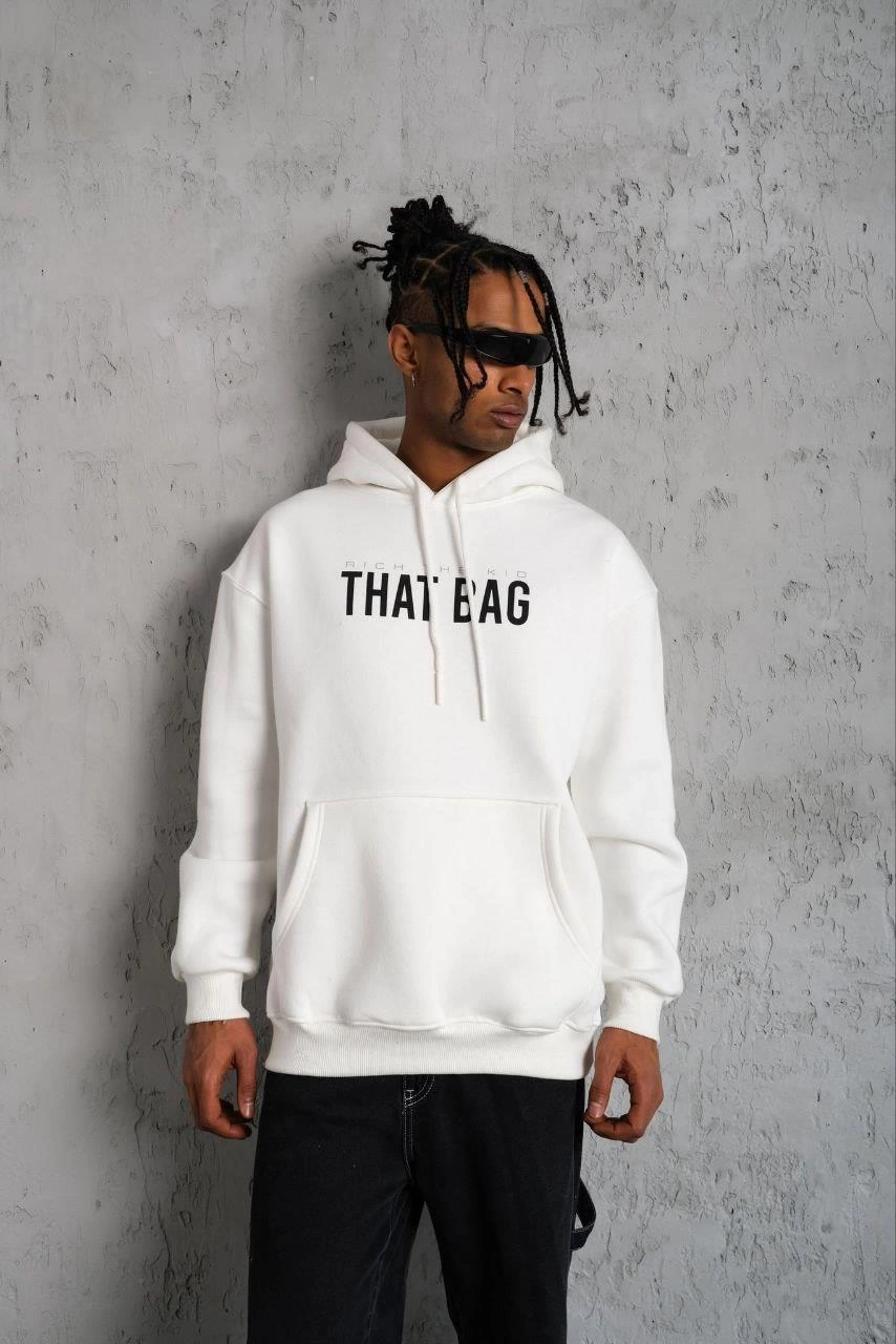 erkek-kanguru-cep-baskili-kapusonlu-sweatshirt-beyaz-152909942-sw854sh1280 Erkek 3 İplik Pamuklu Kapüşonlu Baskılı Cepli Oversize Sweatshirt Hoodie - Beyaz