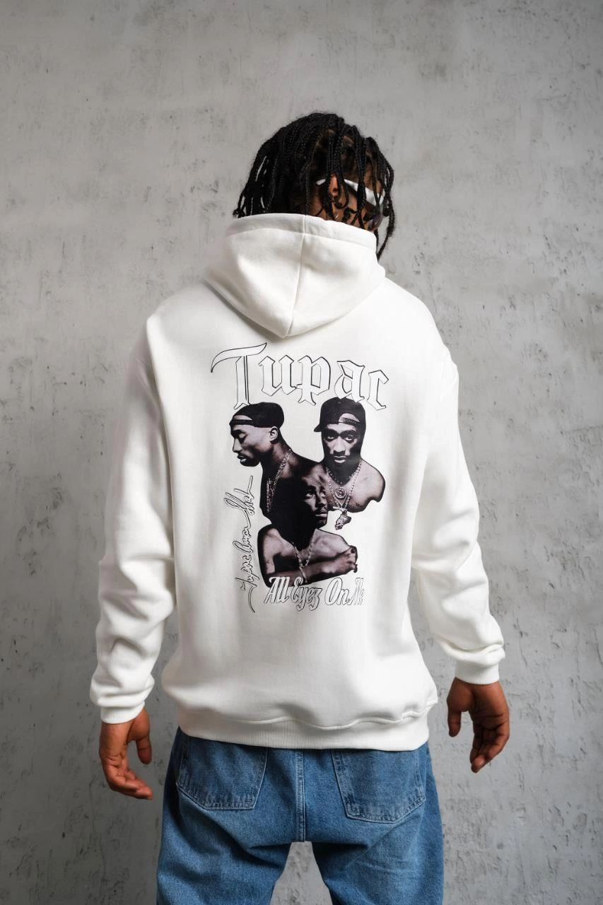erkek-kol-ve-etek-ribana-baskili-kapusonlu-sweat-beyaz-129696491-sw853sh1280 Erkek 3 İplik Pamuklu Kapüşonlu Baskılı Cepli Oversize Sweatshirt Hoodie - Beyaz