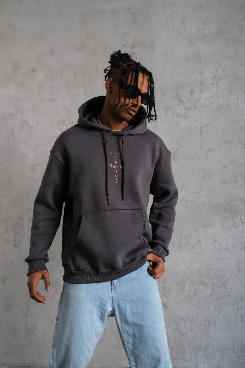 erkek-kordonlu-arka-maske-kordon-sacli-kapusonlu-fume-291004285-sw854sh1280 Erkek Kordonlu Arka Maske Kordon Saçlı 3 iplik pamuklu Kapüşonlu sweatshirt - Füme - Görsel 2