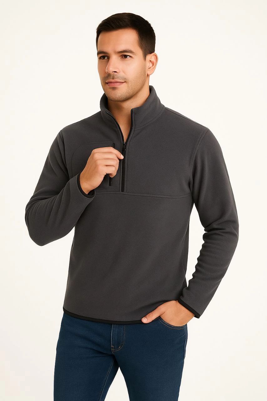 erkek-polar-kazak-dik-yaka-yarim-fermuarli-fermuarli-gogus-cepli-siyah-biyeli-kislik-rahat-regular-fit-gunluk-model-fume-57774391-sw853sh1280 Erkek Polar Kazak Dik Yaka Yarım Fermuarlı Fermuarlı Göğüs Cepli Siyah Biyeli - Füme