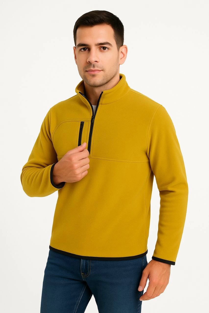 erkek-polar-kazak-dik-yaka-yarim-fermuarli-fermuarli-gogus-cepli-siyah-biyeli-kislik-rahat-regular-fit-gunluk-model-sari-93527440-sw853sh1280 Erkek Polar Kazak Dik Yaka Yarım Fermuarlı Fermuarlı Göğüs Cepli Siyah Biyeli - Sarı