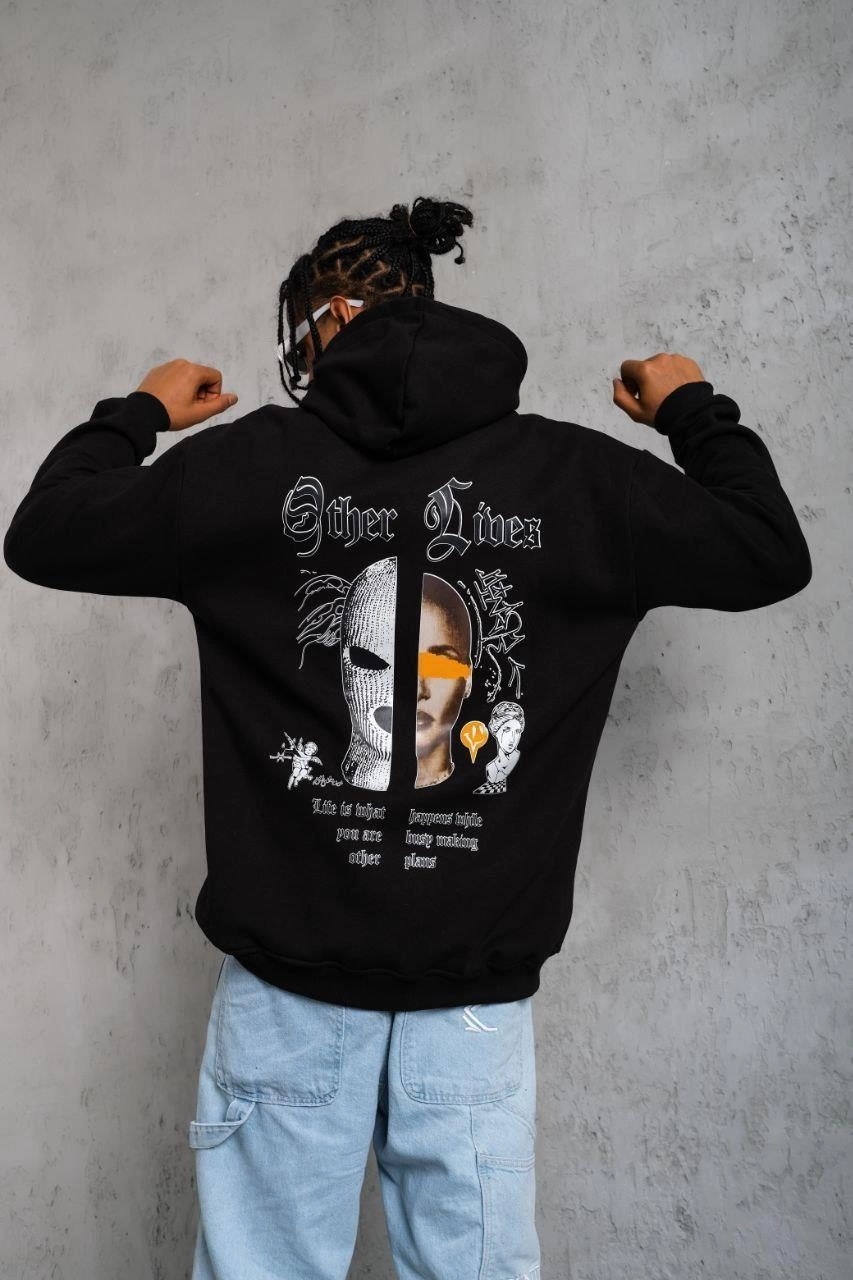 erkek-sirt-baskili-oversize-uc-iplik-kapusonlu-sweatshirt-siyah-530258241-sw853sh1280 Erkek Kapüşonlu Kanguru Cepli Sweatshirt 3 İplik Pamuklu Baskılı Hoodie - Siyah