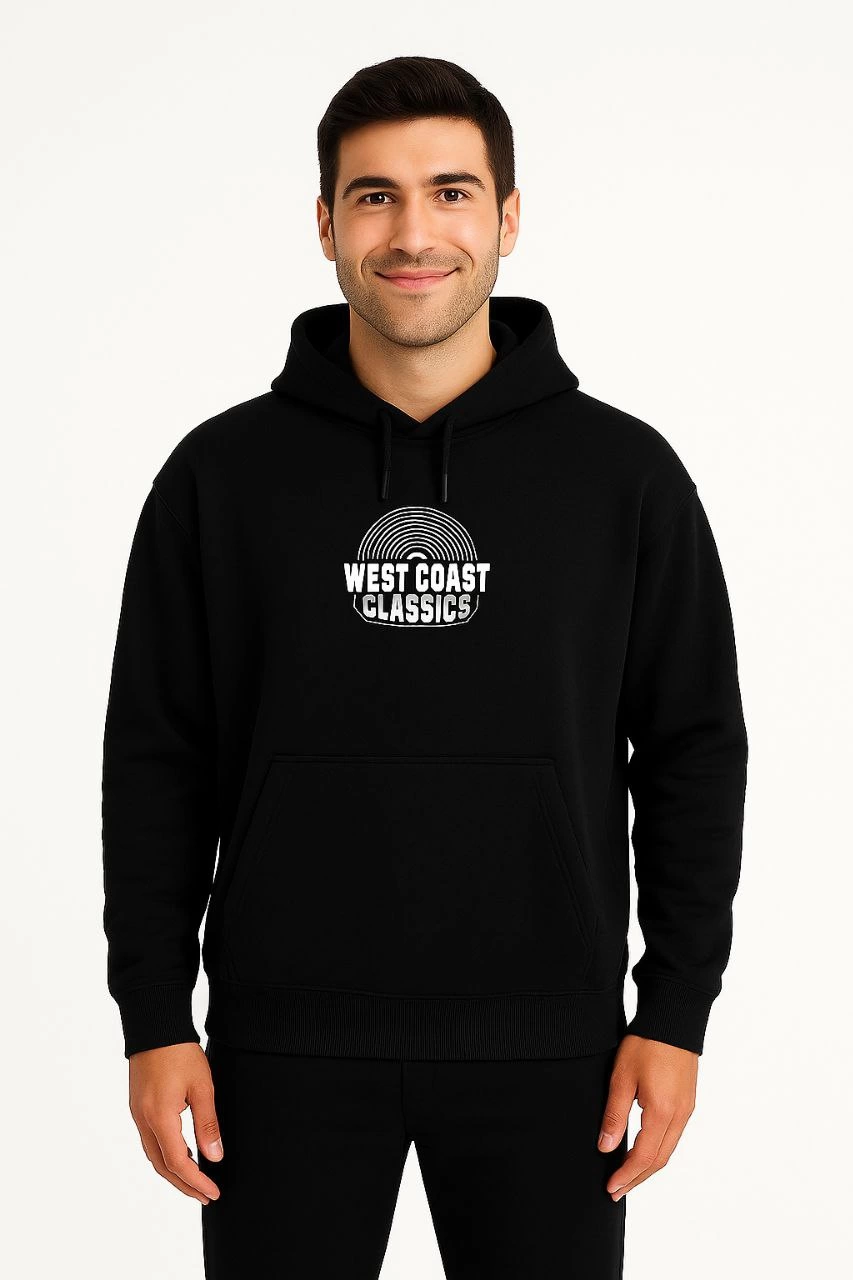 erkek-uc-iplik-kapusonlu-on-ve-arka-baskili-sweatshirt-hoodie-siyah-1243023-sw853sh1280 Erkek Kapüşonlu Kanguru Cepli Sweatshirt 3 İplik Pamuklu Baskılı Hoodie - Siyah - Görsel 2