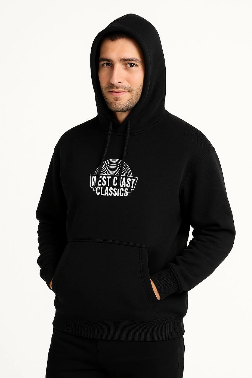 erkek-uc-iplik-kapusonlu-on-ve-arka-baskili-sweatshirt-hoodie-siyah-96159086-sw853sh1280 Erkek Kapüşonlu Kanguru Cepli Sweatshirt 3 İplik Pamuklu Baskılı Hoodie - Siyah