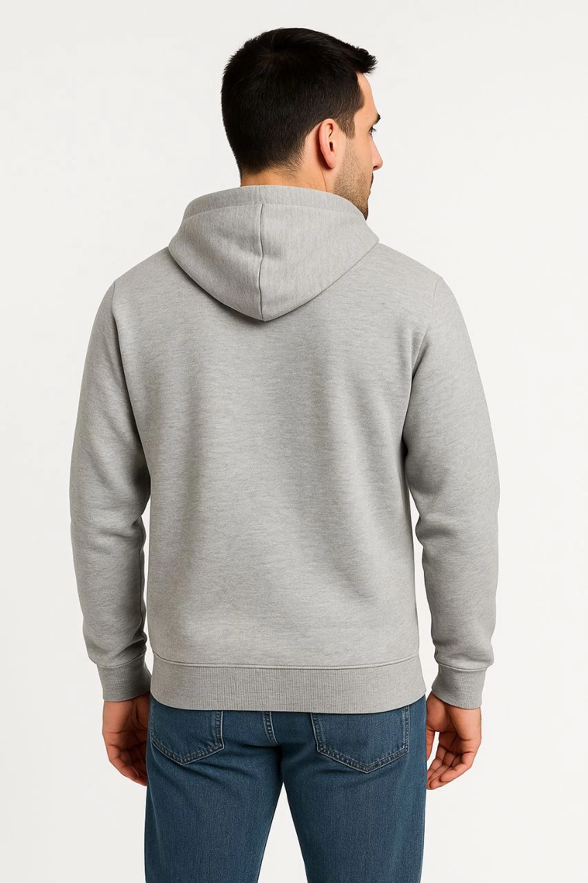 erkek-uc-iplik-kapusonlu-tam-fermuarli-kanguru-cepli-sweatshirt-hoodie-gri-39418846-sw853sh1280 Erkek 3 İplik Pamuklu Kapüşonlu Tam Fermuarlı Cepli Hoodie Sweatshirt - Gri - Görsel 2