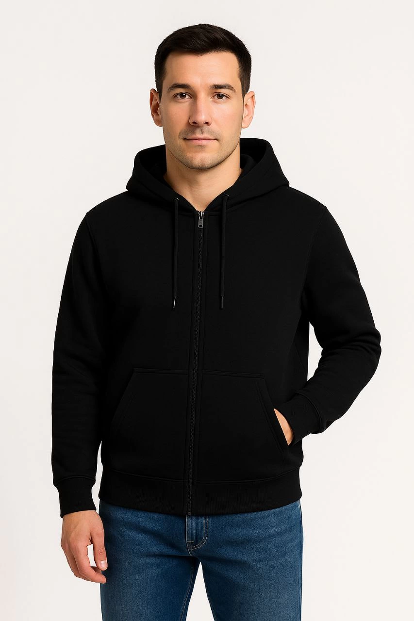 erkek-uc-iplik-kapusonlu-tam-fermuarli-kanguru-cepli-sweatshirt-hoodie-siyah-3796776-sw853sh1280 Erkek 3 İplik Pamuklu Kapüşonlu Tam Fermuarlı Cepli Hoodie Sweatshirt - Siyah