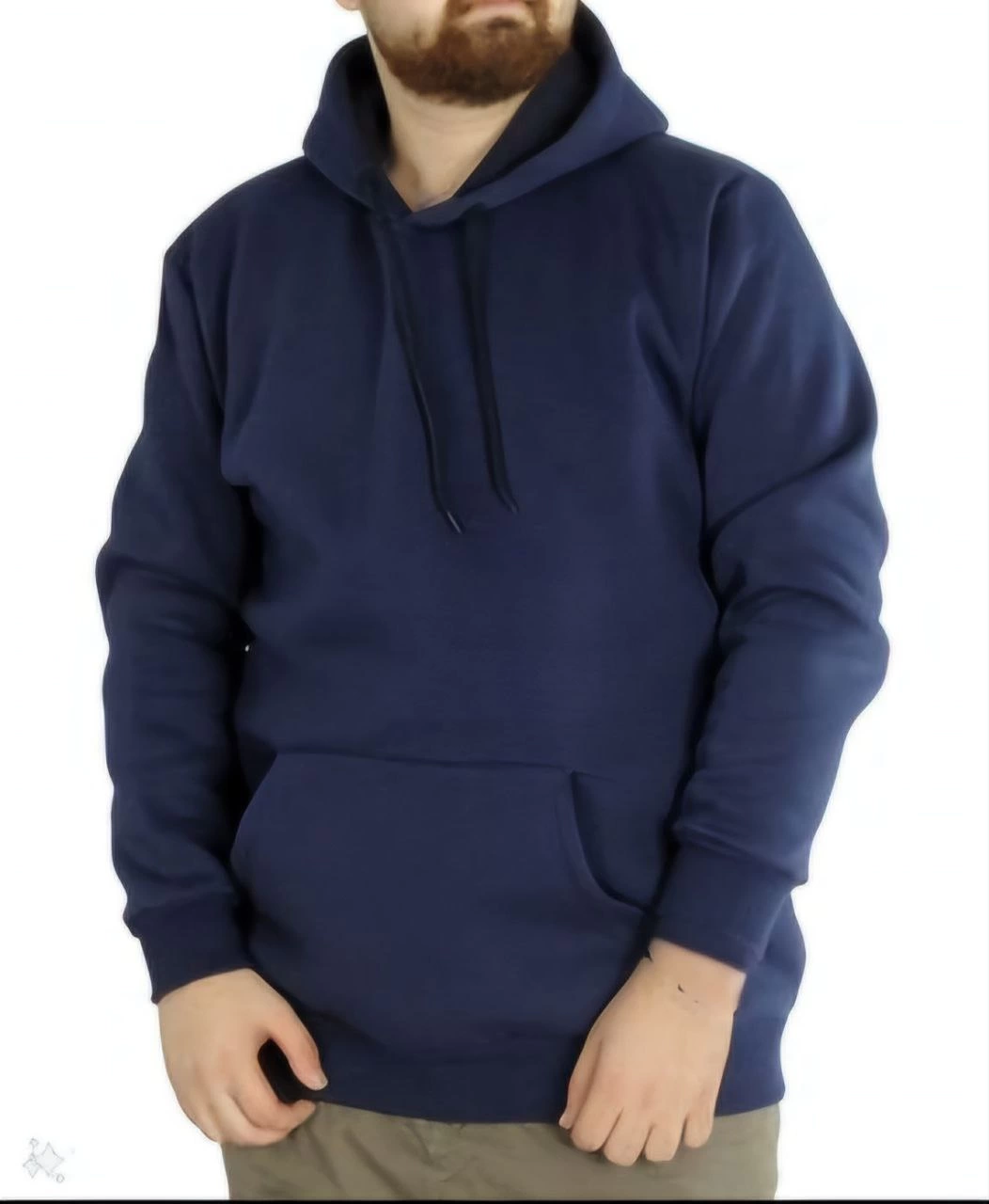 erkek-uzun-kol-kapsonlu-basic-sweatshirt-hoodie-lacivert-49653315-sw1052sh1280 Erkek 3 İplik Pamuklu Kapüşonlu Cepli Oversize Hoodie Sweatshirt - Lacivert