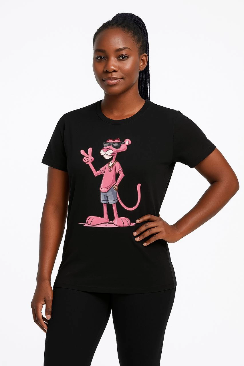 kadin-bisiklet-yaka-kisa-kollu-baskili-t-shirt-siyah-78272874-sw853sh1280 Kadın Bisiklet Yaka Kısa Kollu Baskılı T-shirt - Siyah