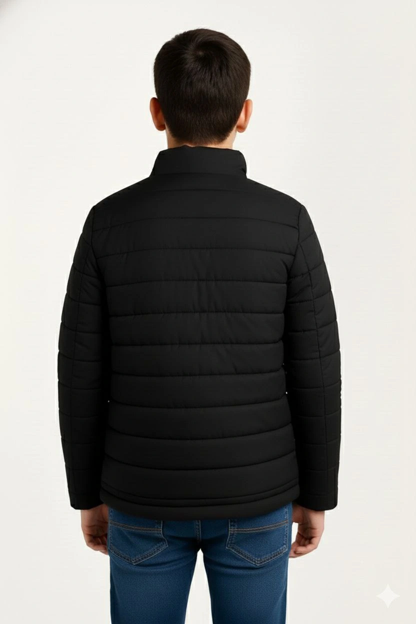 kadin-bomber-mont-ceket-su-itici-kumas-kapitone-astarli-fermuarli-kislik-siyah-24993354-sw832sh1248 Erkek Çocuk Şişme İçi Elyaflı Fermuarlı Cepli Mont Su İtici Ceket - Siyah - Görsel 2