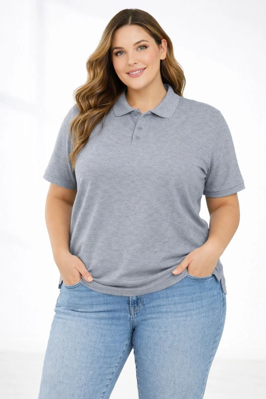 kadin-pike-kumas-dugmeli-yaka-battal-buyuk-beden-gunluk-kisa-kol-tisort-t-shirt-gri-94502318-sw853sh1280 Kadın Battal Beden Tişört Polo Yaka Pike Kumaş Kısa Kol T-Shirt - Gri