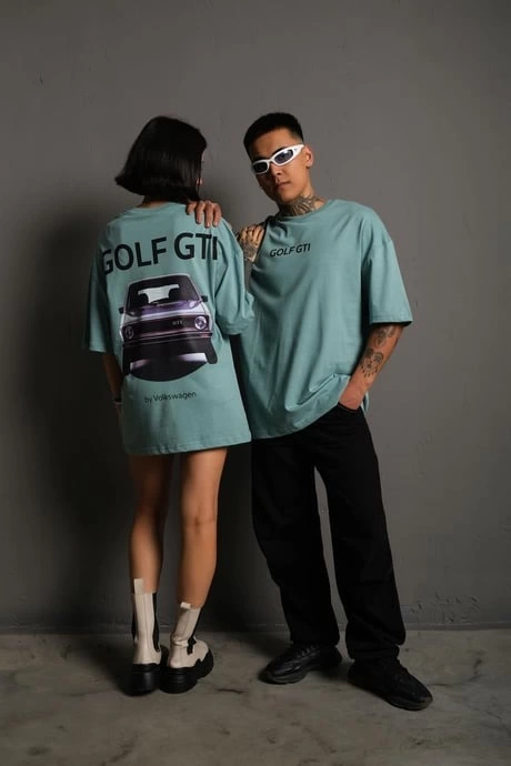kadin-sirt-golf-gti-baskili-oversize-t-shirt-mint-yesili-80602278-sw460sh690 Kadın Oversize Tişört Golf GTI Retro Araba Baskılı T-shirt- Mint Yeşili