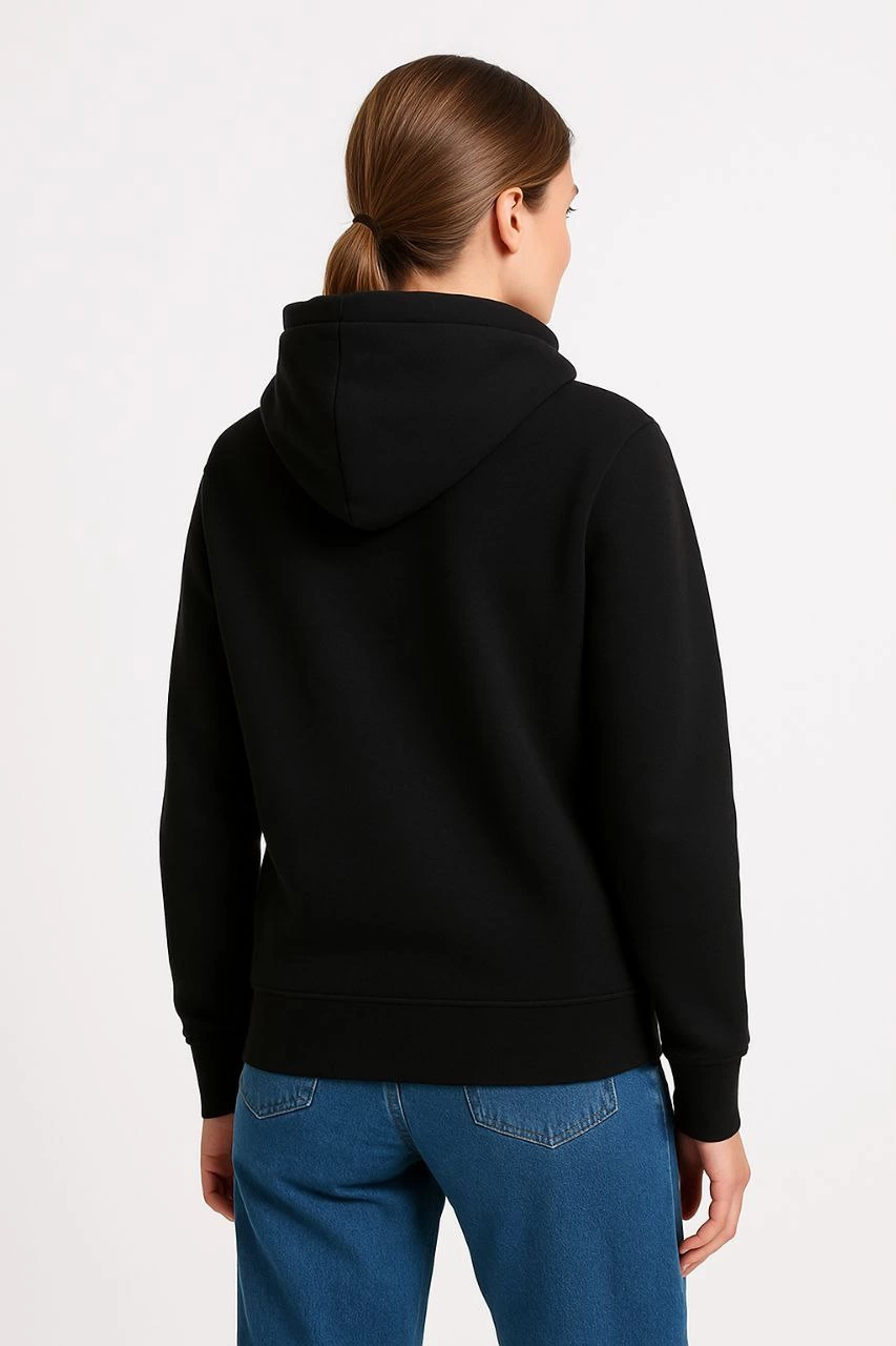 kadin-uc-iplik-kapusonlu-kanguru-cepli-sweatshirt-hoodie-siyah-3706698-sw853sh1280 Kadın 3 İplik Pamuklu Kapüşonlu Kanguru Cepli Sweatshirt hoodie - Siyah - Görsel 2