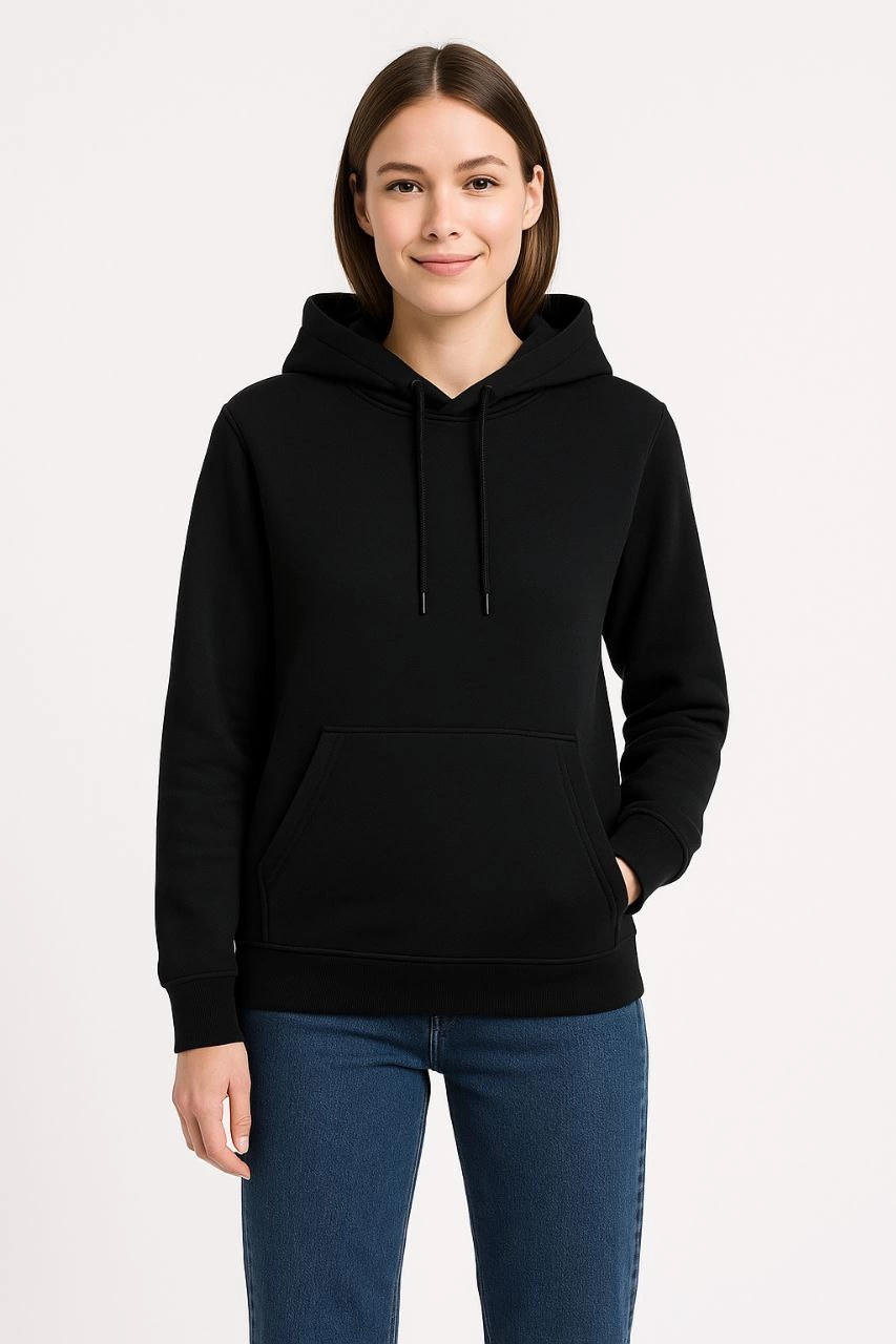 kadin-uc-iplik-kapusonlu-kanguru-cepli-sweatshirt-hoodie-siyah-89032241-sw853sh1280 Kadın 3 İplik Pamuklu Kapüşonlu Kanguru Cepli Sweatshirt hoodie - Siyah